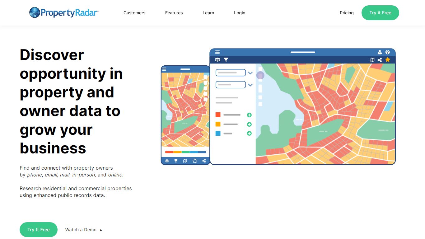 Property Owner Information & Public Records Search App | PropertyRadar